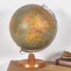 Mappamondo girevole vintage (c.1950) – Oggetti decorativi, Wood, Rustic (photo 8 of 9)