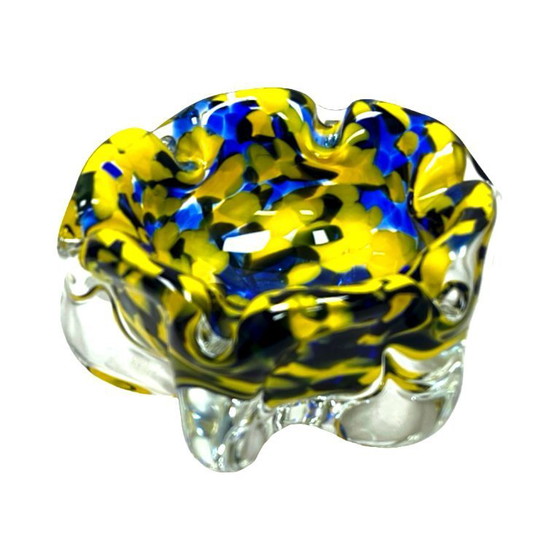 Image 1 of Ashtray bowl Chribska J. Hospodka Murano art glass, Czechoslovakia 1960s