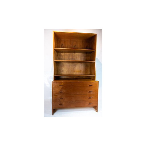 Vintage teak bookcase by Hans J. Wegner, 1960