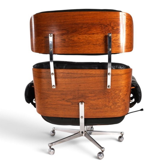 Martin Stoll Leather Lounge Chair For Stoll Giroflex, 1960 – Armchairs, Wood, Vintage (photo 4 of 19)