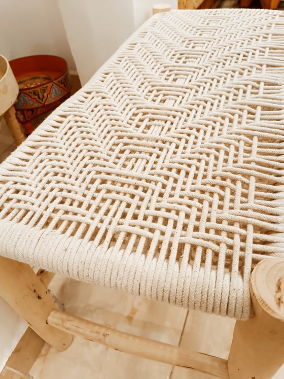Marokkaanse bank – Bankjes, Cotton, Wood (photo 3 of 5)