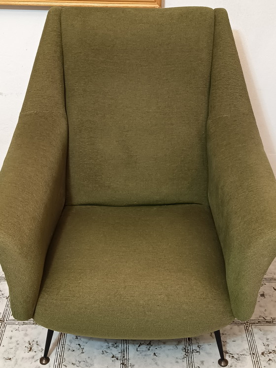 Image 1 of Ein Paar Gigi Radica Sessel für Minotti, 1950er Jahre