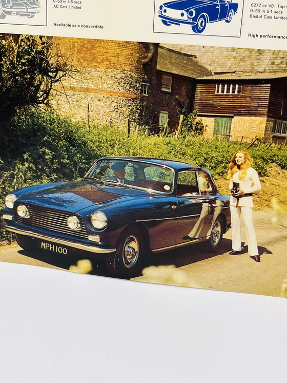 Image 1 of Cardboard photo of English cars