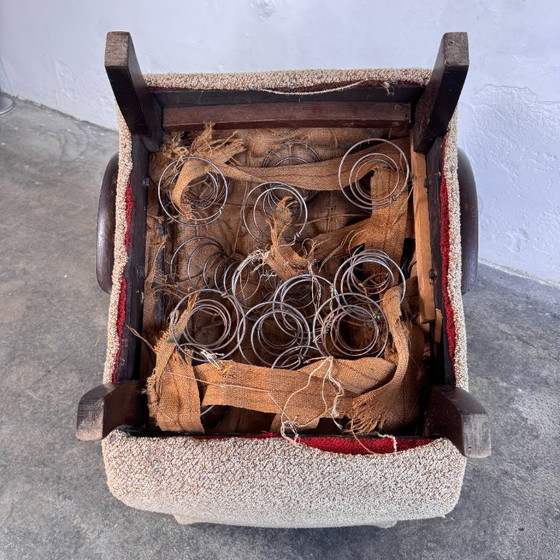 Image 1 of Pareja de sillones Halabala H-410, década de 1930 – Art Déco checoslovaco