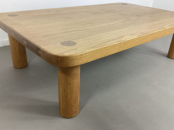 Image 1 of Brutalist seventies oak coffee table Chapo Perriander style