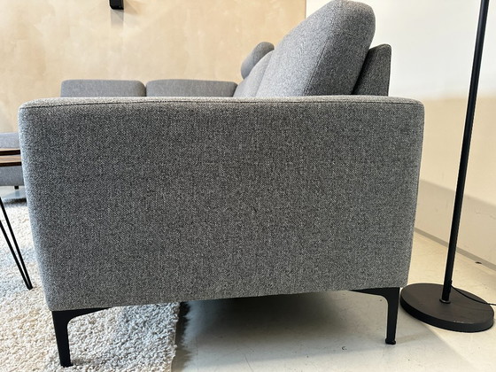 Image 1 of Canapé d'angle bleu/gris 250x215cm