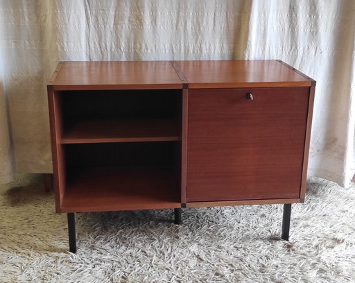 Enfilade moderniste en teck par ARP pour Minvielle - années 50/60