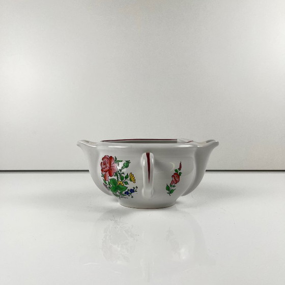 Image 1 of Rare double-spout gravy boat, Réverbère model, by KG Lunéville