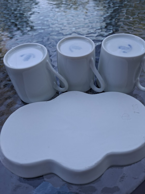 Image 1 of Antiek espresso setje