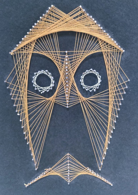 Image 1 of pittura chouette fils anno 70