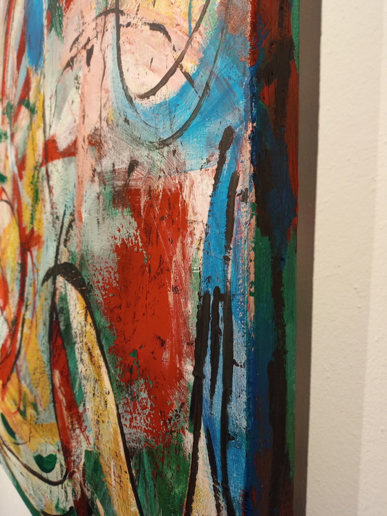 Image 1 of Festival, 100 x 120 x 4 cm Peinture acrylique