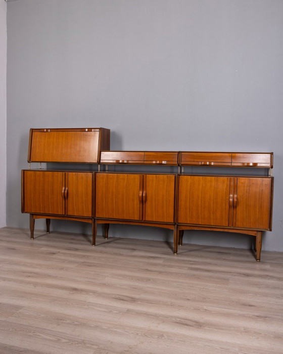 Vintage 1970s Italian Teak Sideboard, Designed by Barovero – Wood (photo 2 of 21)