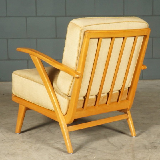 Image 1 of Danish lounge armchairs – walnut – 1960s