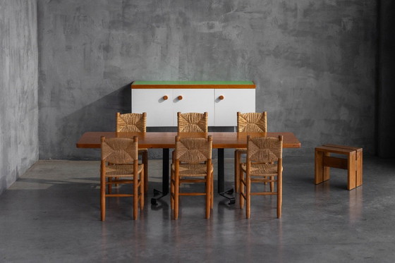 Image 1 of Wandkast van Charlotte Perriand voor Les Arcs, Frankrijk, jaren 70.