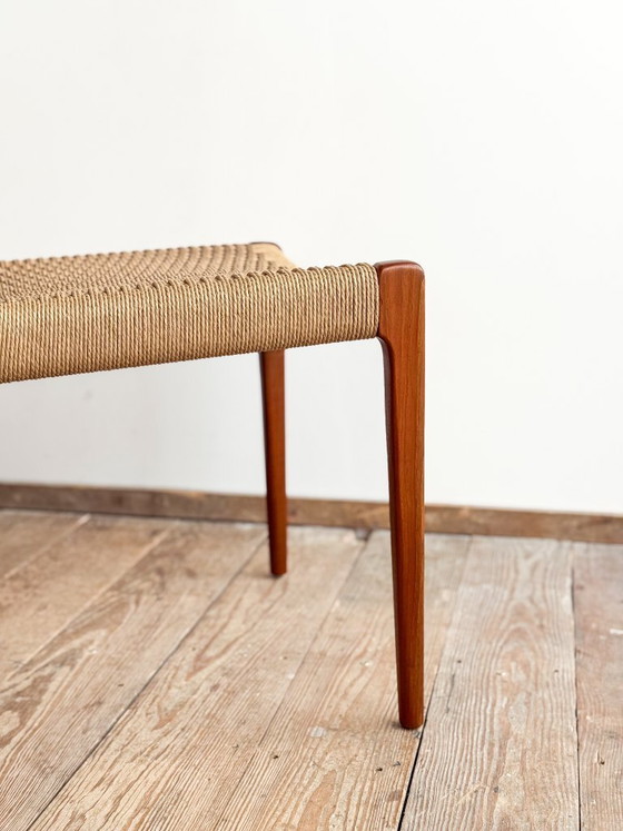 Image 1 of Set van 4 teakhouten eetkamerstoelen van Niels O. Møller voor J.L. Moller, model 71