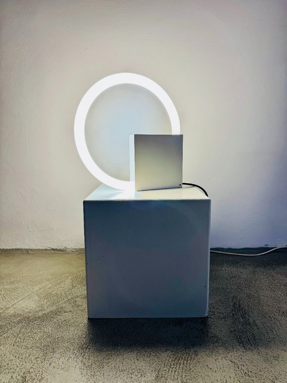 Image 1 of Extremely rare TC6 table lamp by Aldo van den Nieuwelaar for Nila Lights (early 1970s) with original label