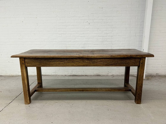 Image 1 of Table paysanne française ancienne