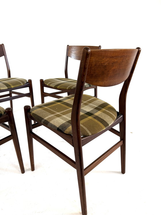 Image 1 of 4x vintage Danish dining chair '60