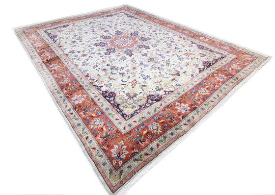 Image 1 of Original hand-knotted Persian carpet Tabriz 40 Raj Fine 394 X 300 Cm Top condition