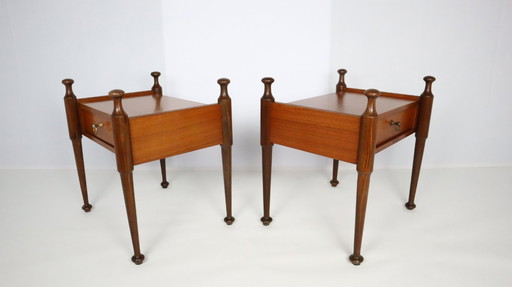 Scandinavian bedside tables, set of 2
