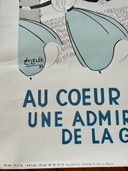 PLM poster 1990, drawing by Léo Lelée, Arles aux Baux