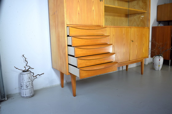 Image 1 of Buffet haut vintage Hellerau F. Ehrlich des années 1950