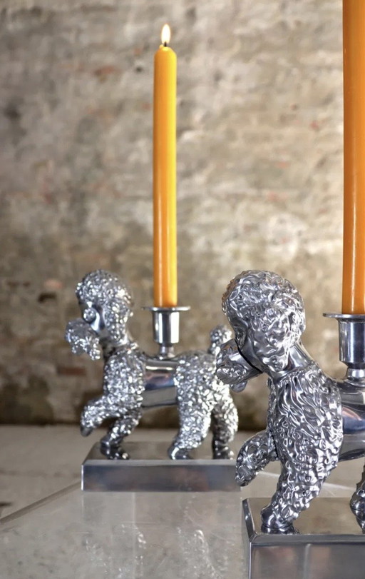 IKEA Föremål Kerzenständer, entworfen von Per B. Sundberg – kandelaars en kaarsen, Aluminium (photo 2 of 5)