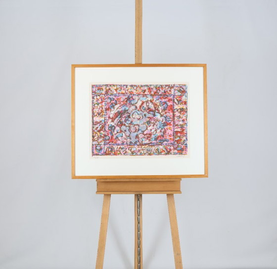 Image 1 of Frans Smeets (1925-2014) - Senza titolo - 1989 - Serigrafia - 49 x 63 cm (74 x 88 cm con cornice)