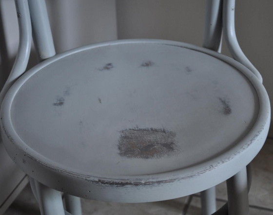 Set of Grey Bistro Chairs from Lichtig, 1900s – Dining chairs (photo 10 of 13)