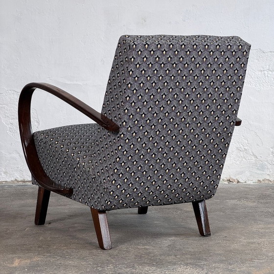 Image 1 of Paar Jindřich Halabala Type C fauteuils voor UP Závody, 1930