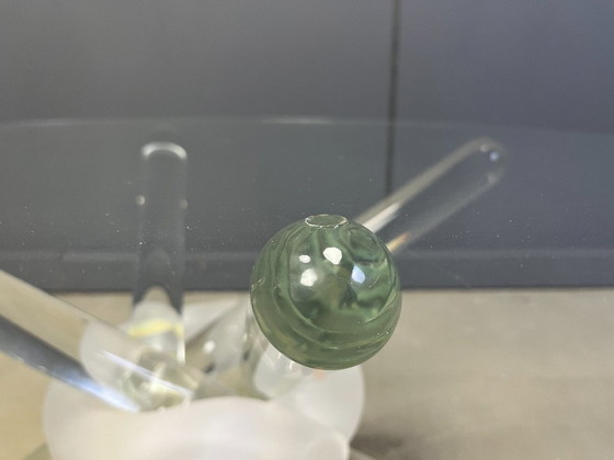 Image 1 of Tavolino arlecchino in vetro di Murano di Maurice Barilone, anni '80