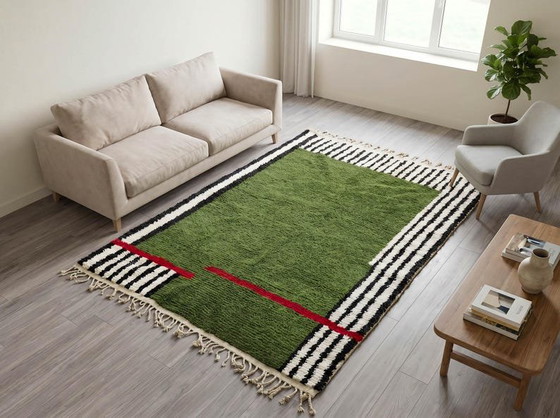 Tappeto berbero marocchino verde tradizionale 200/310cm – Tappeti, Wool (photo 3 of 7)