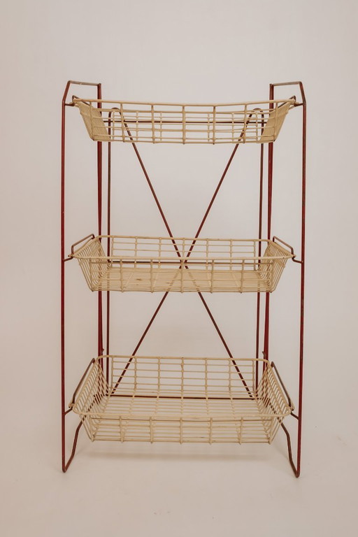 Vintage Tomado keukenrekje uit de jaren 50