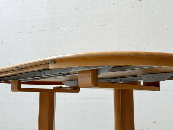 Image 1 of Mesa de comedor extensible de roble de Creation Suisse, años 70