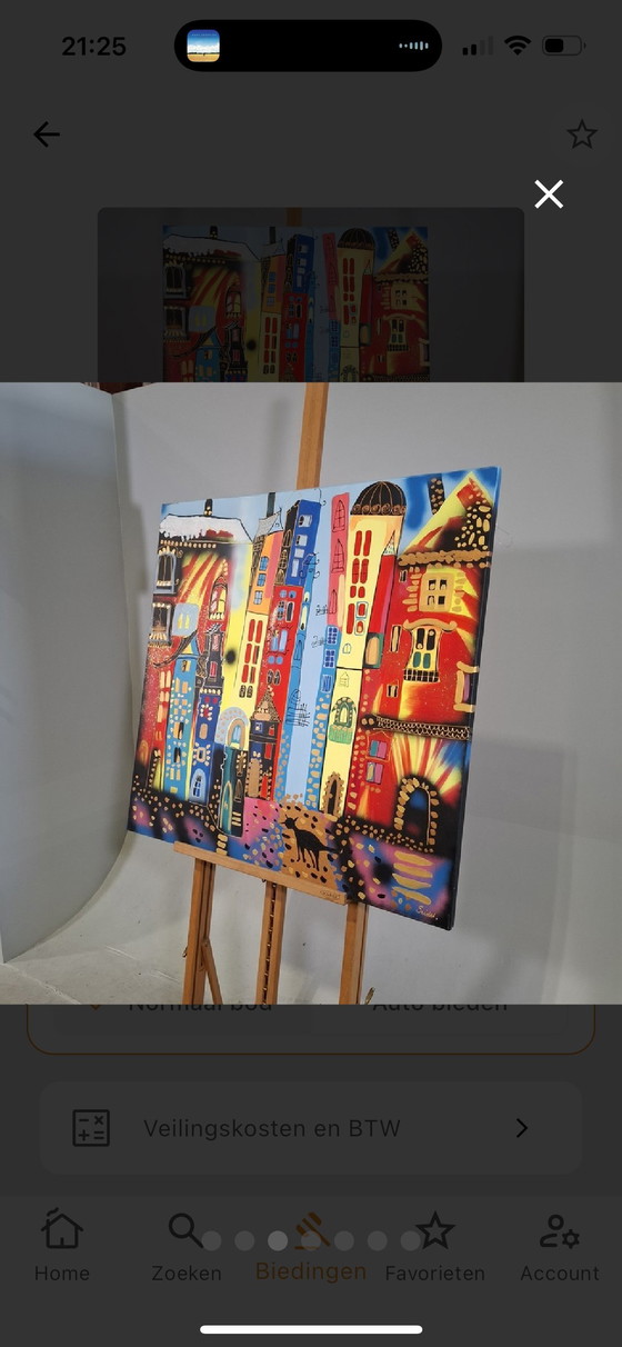 Image 1 of Seidel "no title" 90x90 cm