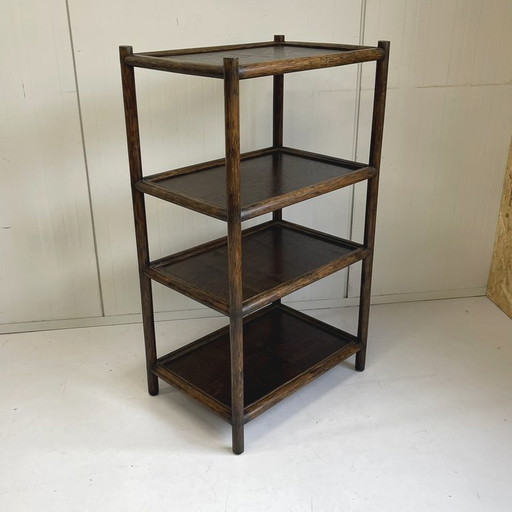 Vintage Manou Bamboe Schap Eenheid Rotan