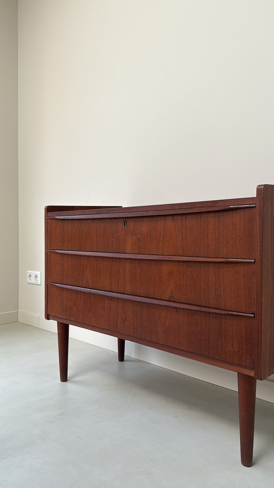 Image 1 of Vintage wooden chest of drawers by Tylvad Hansen