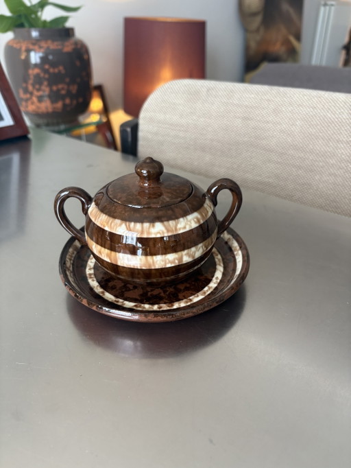 Antike Zuckerdose – servies, Ceramic