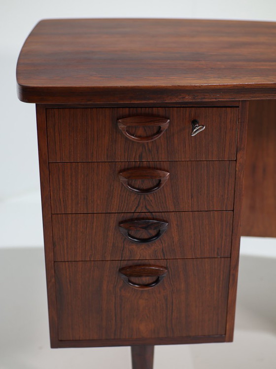 Kai Kristiansen Schreibtisch mit Bar Modell 54 Kidney Palisander – Wood (photo 5 of 19)