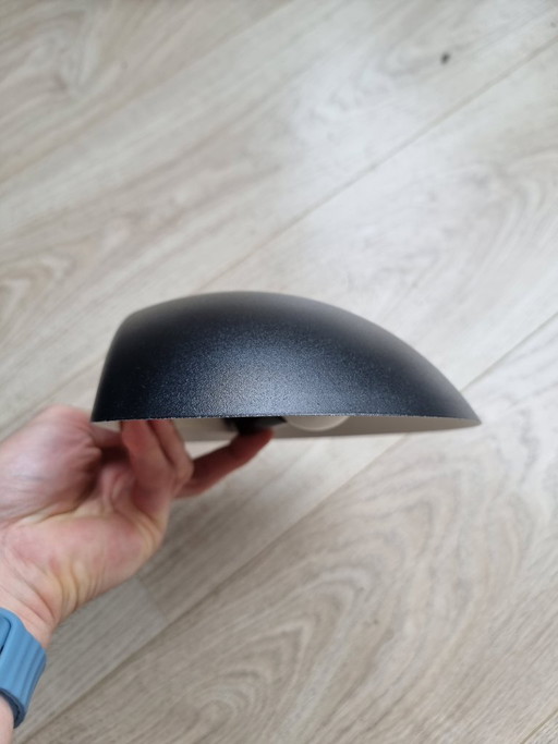 4x Vintage Vrieland Design Wall Lamp Matte Black Incl. Socket