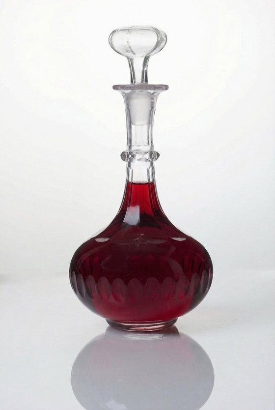 Image 1 of Caraffa in vetro Val Saint Lambert