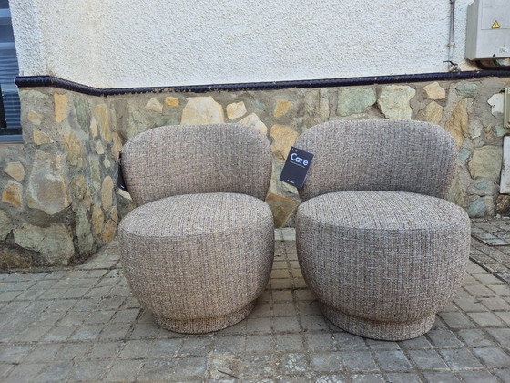 Poltrone imbottite beige Furninova, Tessile, Modern (foto 5 di 5)