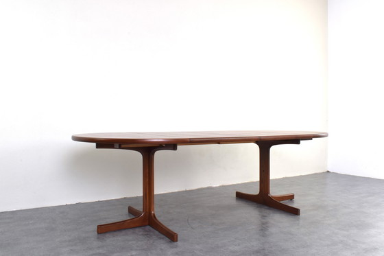 Image 1 of Mid-Century Danish Teak Extendable Dining Table, 1960s.