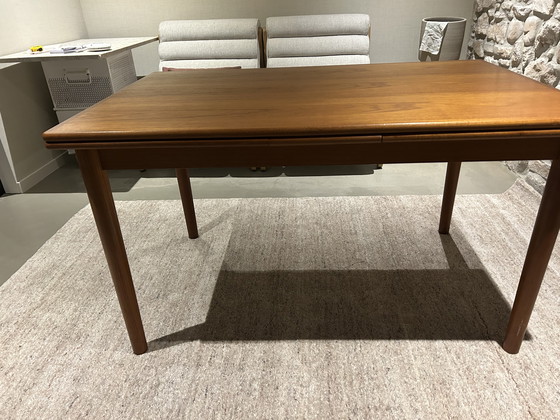 Image 1 of Vintage Danish extendable table from the 1960s