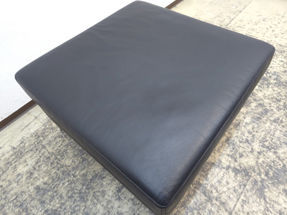 Image 1 of Walter Knoll Foster leren kruk, echt leer, bank, bovenblad