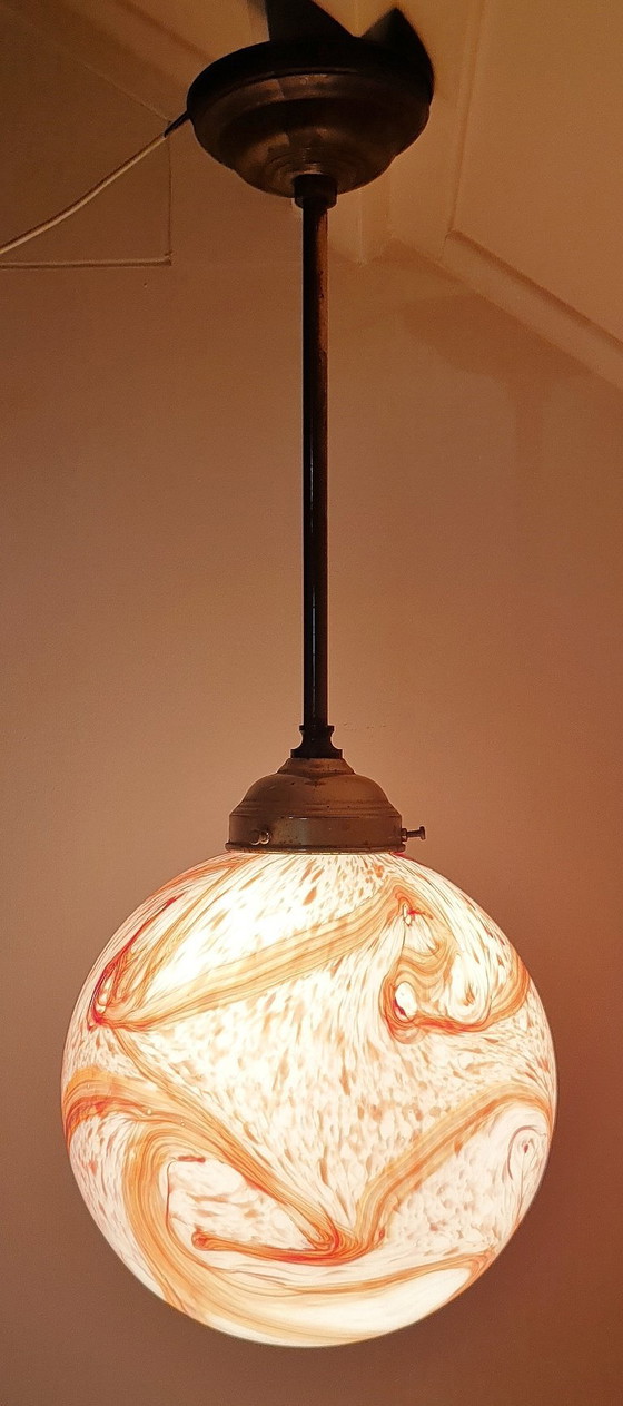 Image 1 of Vintage Art Deco Stijl Hanglamp