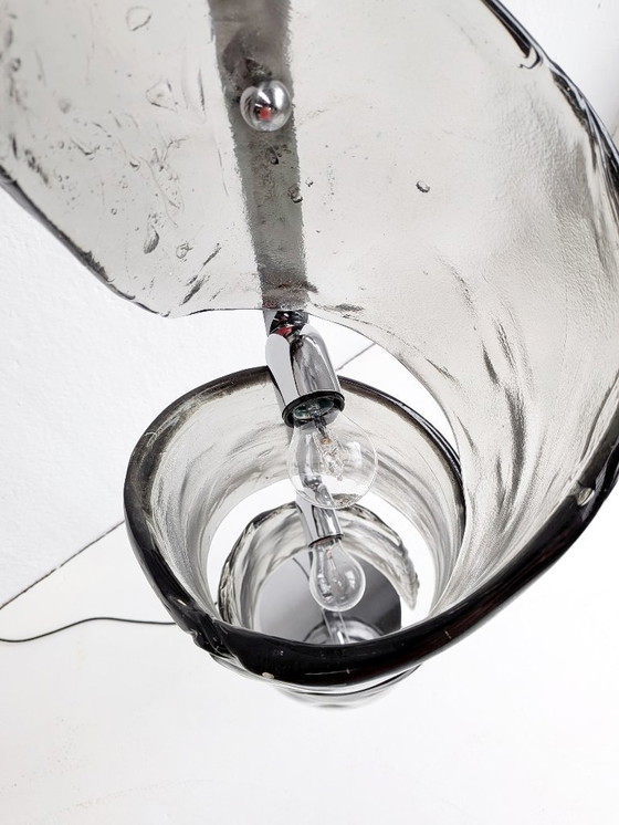 Image 1 of Muranoglass Floor Lamp 'Spiral' by Mazzega 1970s