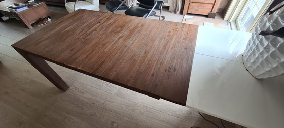 Ausziehbarer Esstisch von Henders en Hazel, Henders & Hazel, Esstische, Holz, Braun (Foto 4 von 7)