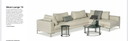Aikon Lounge corner sofa – light gray/beige
