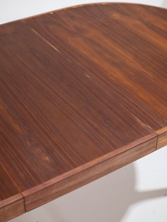 Image 1 of Tavolo da pranzo ovale allungabile in teak, stile vintage danese